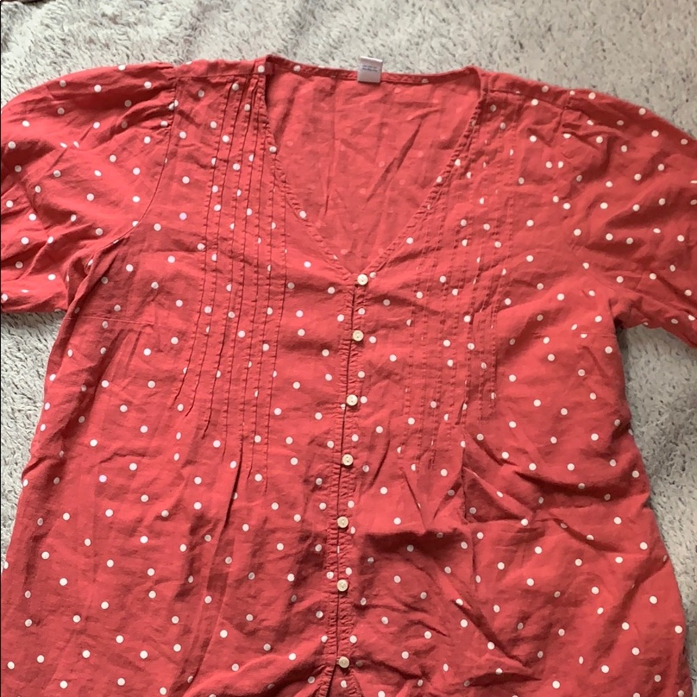 Polka dot top